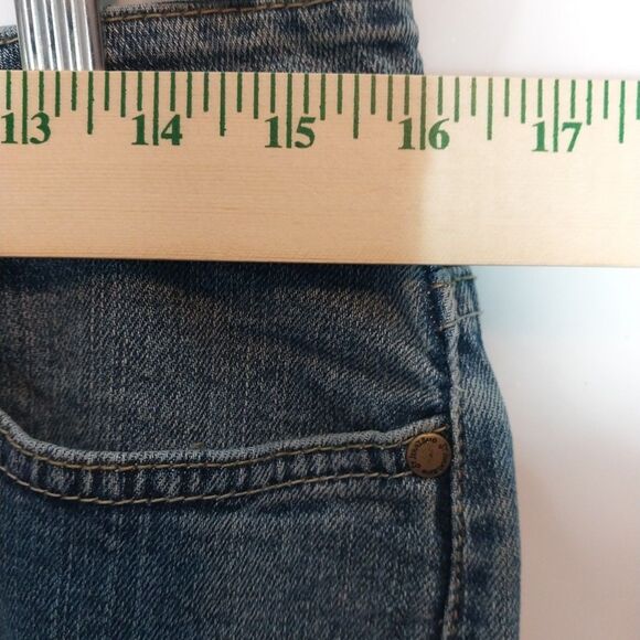 St Johns Bay Jeans 12L Denim Blue Straight Leg Bootcut Stretch Mid Rise Lot Of 2 - Picture 3 of 16